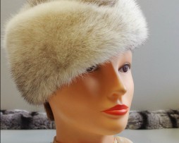 норковая меховая шапка