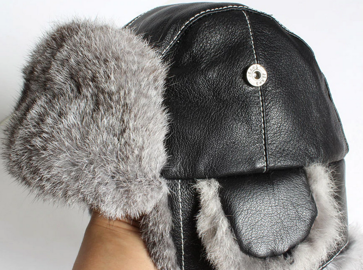 organize Develop Specifically Vīriešu ziemas cepure no ādas trušu kažokāda | Kažoki, cepures un kažokādas  izstrādājumi