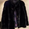 Mink coat (brown, black, sapphire, silver, palomino). Autolady model, classic straight, cross-section, with a stand-up collar.