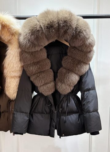 купить куртку с мехом в Риге