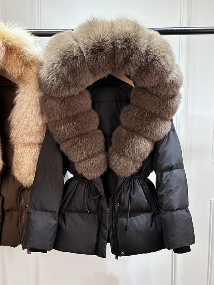 купить куртку с мехом в Риге